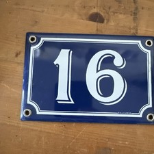 (v 74)  PLAQUE EMAILLEE EMAIL