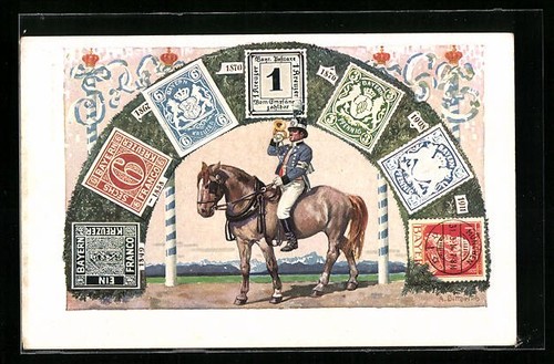 Carte postale artiste - carte,