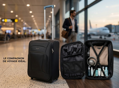 Valise cabine souple avant