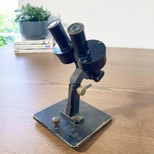 Microscope ancien Negretti & Zambra Londres – Binoculaire optique vintage 1920