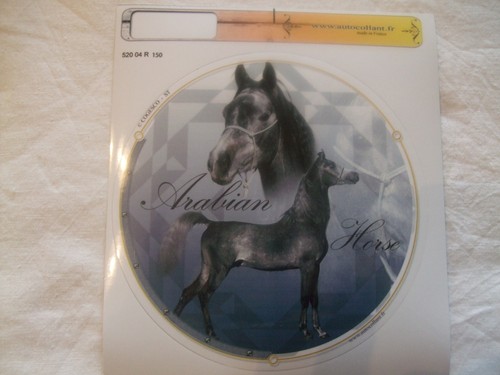 Autocollant motif cheval - -,