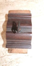 serrure central 19 ème meuble pour fermeture de 2 tiroirs avec clé dessus bois