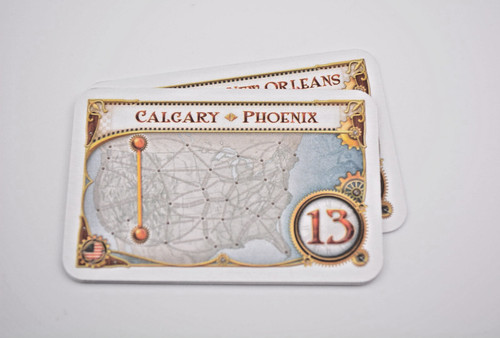 Ticket ride board game part - ticket,