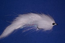 Mouche / Streamer blanc pour les Prédateurs  (Brochet-Zonker)