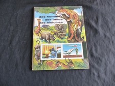 ALBUM IMAGES CHOCOLAT MENIER DES HOMMES DES BETES DES HISTOIRES 1959