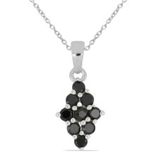 1,75 Carat Noir Onyx Pendentif