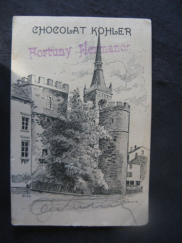 0151 cpa publicite chocolat - cpa,