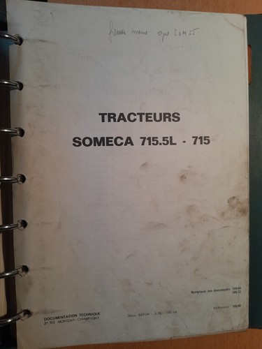Someca tracteur 715 715td - tracteur,