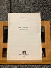Jean Bouvard Bagatelle pour saxophone alto et Piano Partition Ed. Robert Martin