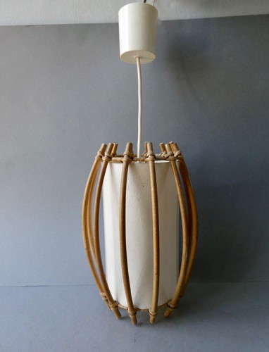 Suspension lustre rotin - lustre, en