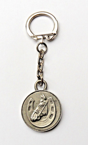 Porte clés étain - porte,