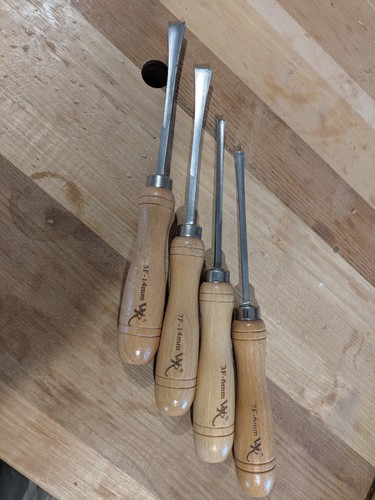 Wood river set four gouge - set,