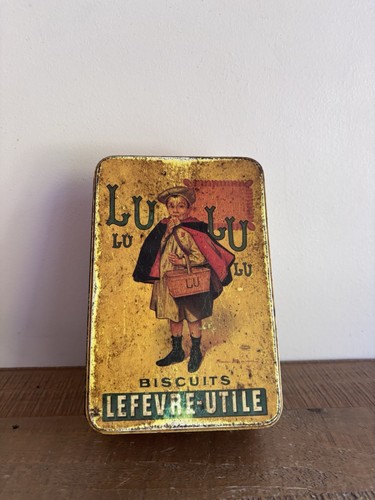 Boîte métal biscuits - métal, lu