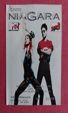 NIAGARA Billet Concert 6 mars 1991 . Lorient.  Très Bon état.  Album " RELIGION"