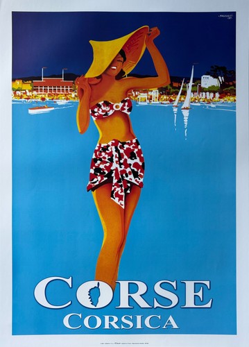 Corse corsica affiche - corse,