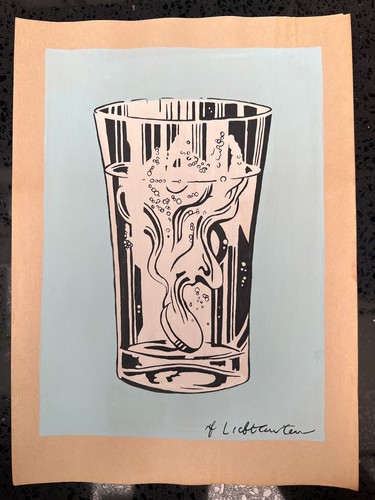 Dessin roy lichtenstein fait - dessin,