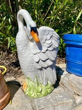 porte parapluie Cygne en céramique de Bassano, Italie, Circa 1970