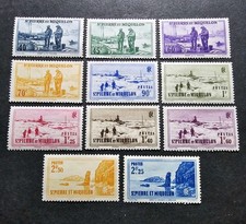 TIMBRE FRANCE COLONIE SAINT PIERRE ET MIQUELON N°196/206 NEUF ** MNH 1939