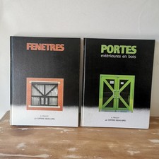 A184 /K. PRACHT : 2 Livres : Fenêtres - Portes Extérieures Bois, Conception... 