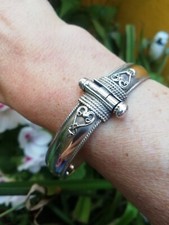 Bracelet en argent orientale  Jonc silver bracelet