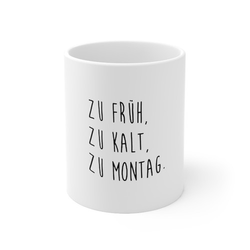 Montag kaffee tasse - montag,