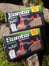 LOT DE 6 X 32 CUBES ALLUME-FEU