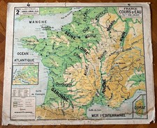 Carte scolaire vidal lablache - carte,