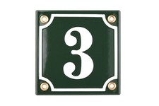 Numéro de maison 10x10 cm