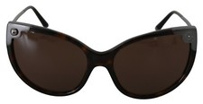 Lunettes DOLCE & GABBANA DG4337 Noir Havana Femme Œil De Chat RRP 500 $