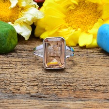 Gracieux Morganite Gemme 925