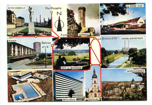 Carte multivues rosselle - multivues,