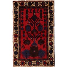 Tapis en laine afghane noué