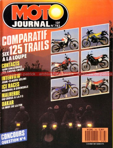 Moto journal 783 - moto, test
