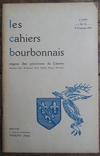 LES CAHIERS BOURBONNAIS ET DU CENTRE N° 34 1965