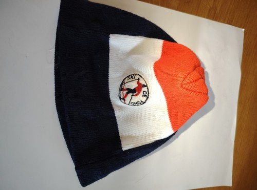Bonnet ski fond bleu - bonnet, de