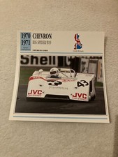 CARTE FICHE AUTO  CHEVRON B16 SPIDER  B19 1970 1971
