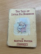 1954 BEATRIX POTTER "L'Histoire De Petit Cochon Robinson" Livre (P2)