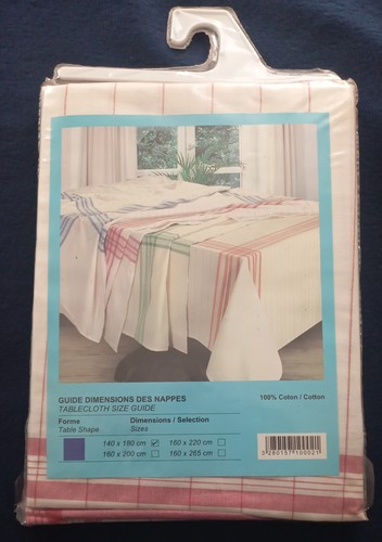 Nappe carreaux blanche - carreaux,