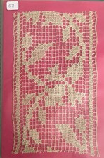 DENTELLE ANCIENNE   SUR CARTON