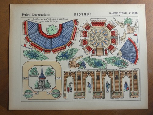 Maquette papier kiosque - maquette,