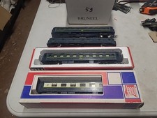 Lot De 4 Wagons HO Jouef  Voiture Lits C.I.W.L Ref. 5620 , 5610 Etc