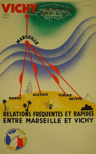 Affiche poster chemin - chemin, fer