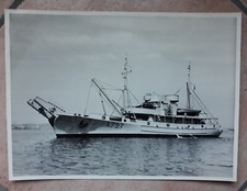 MARINE NATIONALE  Photo d'époque originale BATIMENT GABARE ARAIGNEE  A729
