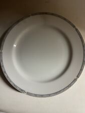 Bernardaud Gemme  Gris 2 assiettes Entrée Porcelaine De Limoges