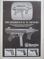 7/1985 PUB BERETTA PM 12S WEAPON AUTOMATIC RIFLE PISTOLET AUTOMATIQUE AD