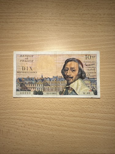 Billet 10 nouveaux - 10, nf