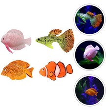  4 Pcs Poissons Artificiels Décoration D'aquarium Décorations Pour
