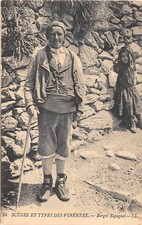 CPA 65 SCENES ET TYPES DES PYRENEES BERGER ESPAGNOL