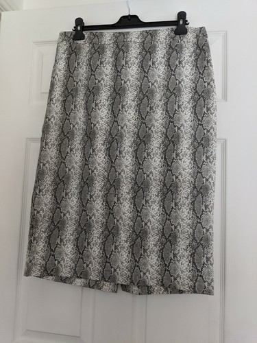 Jupe midi peau - midi, serpent