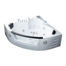 Athena – Baignoire Balnèo Chromothérapie 150 X 150 cm pompe double